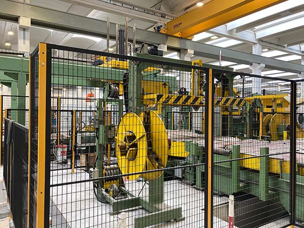 Linea di imballo sottobobine